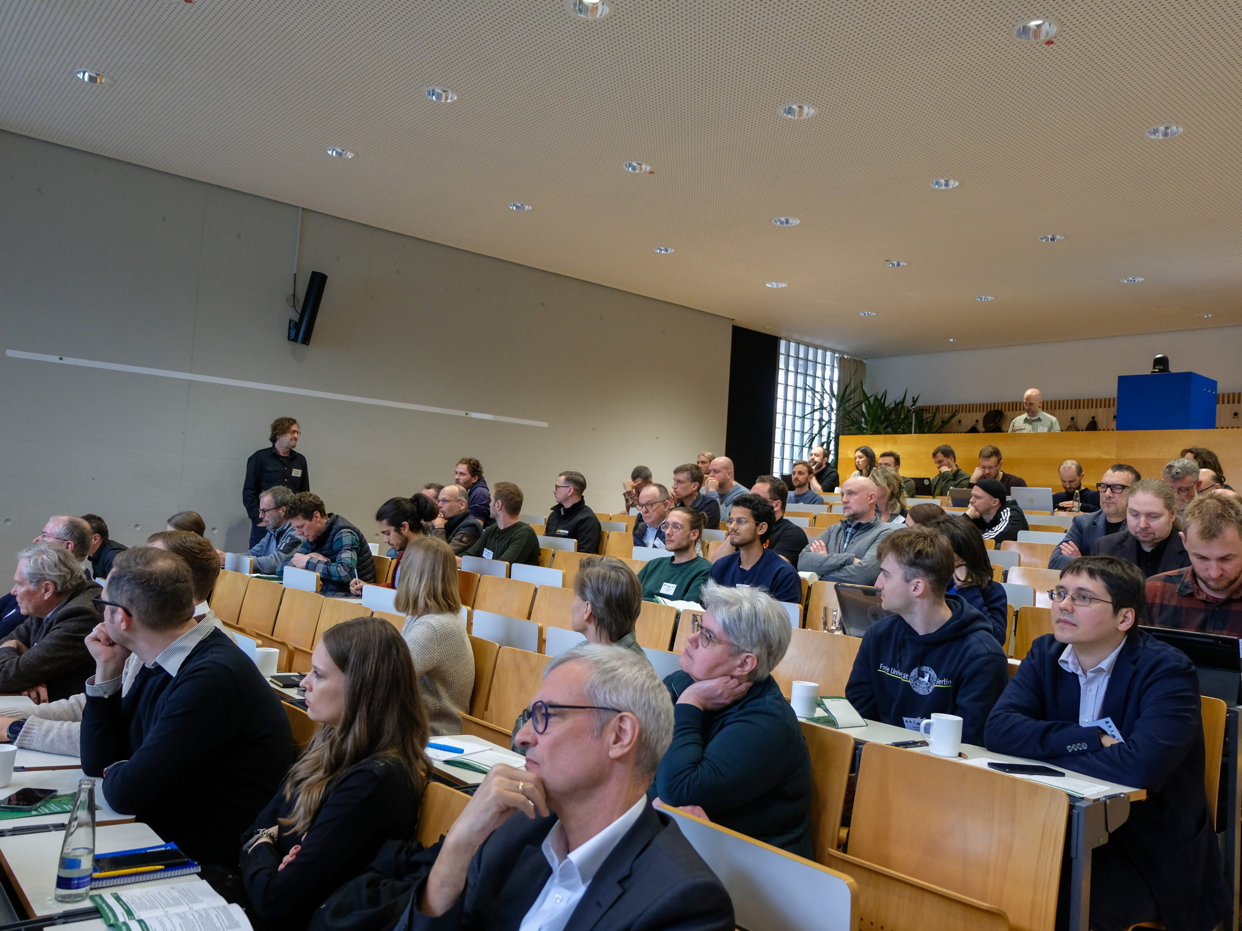 A crowd shot of the main lecture hall at SmartForest 2025.