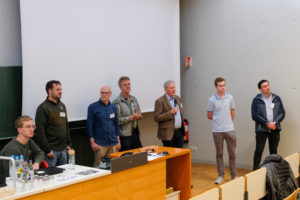 A panel of forestry experts from various backgrounds addresses questions from the crowd at SmartForest 2026