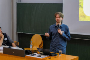 Kilian Hochholzer presents u0022The two approaches: assessing resilience of post-disturbance forests across Central Europe using computer-vision foundation models and visual language modelsu0022 during SmartForest 2026