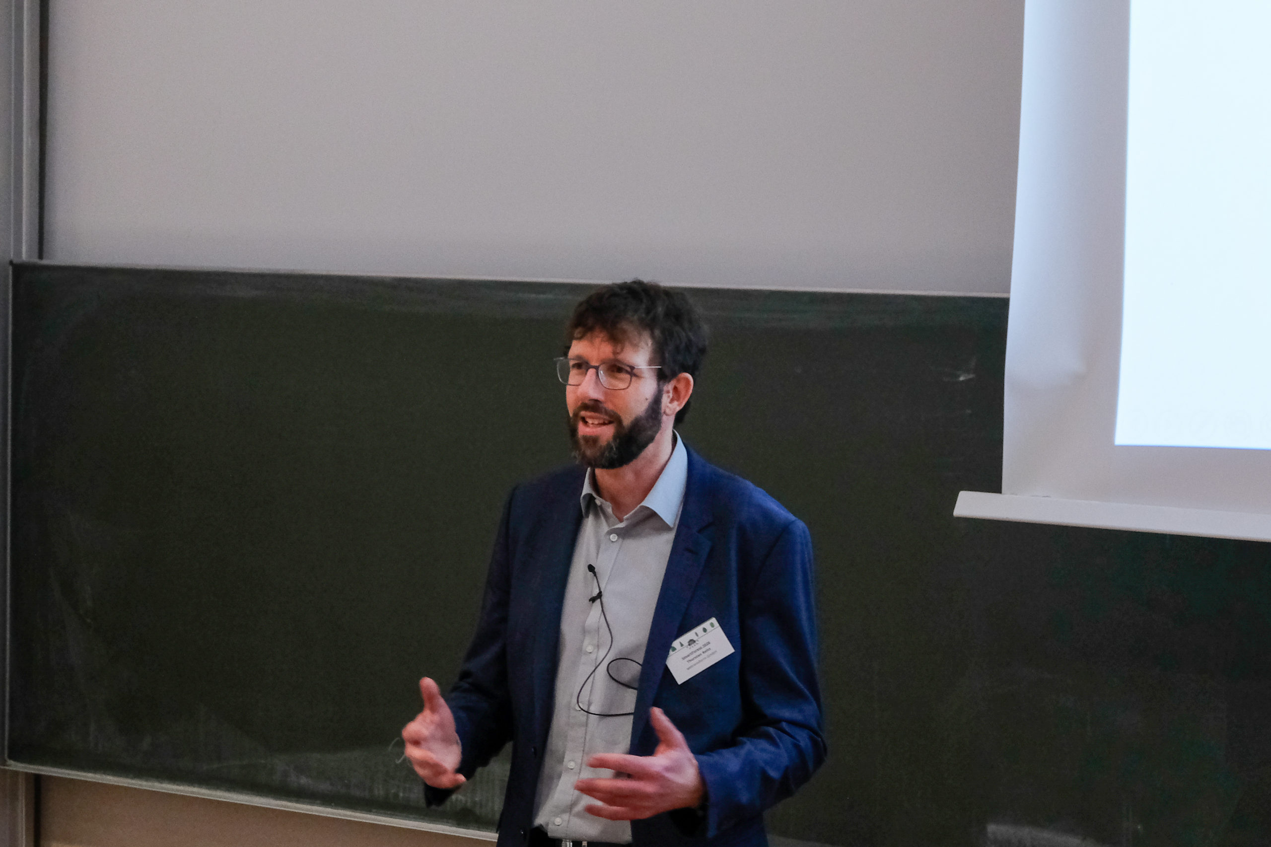 Thorsten Reitz, CEO of wetransform, addresses the crowd at SmartForest 2026