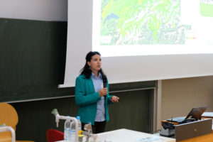 Dr. Mirela Beloiu Schwenke of ETH Zürich presents u0022Bridging remote sensing and modelling: Benchmark data for future forestsu0022 during SmartForest 2026