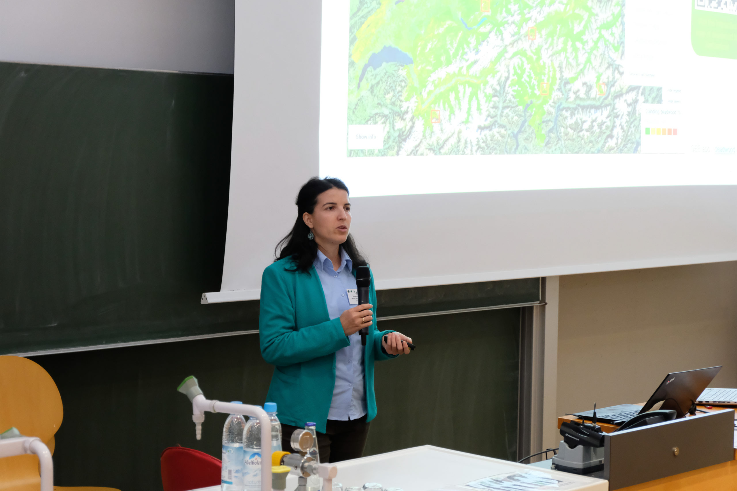 Dr. Mirela Beloiu Schwenke of ETH Zürich presents u0022Bridging remote sensing and modelling: Benchmark data for future forestsu0022 during SmartForest 2026