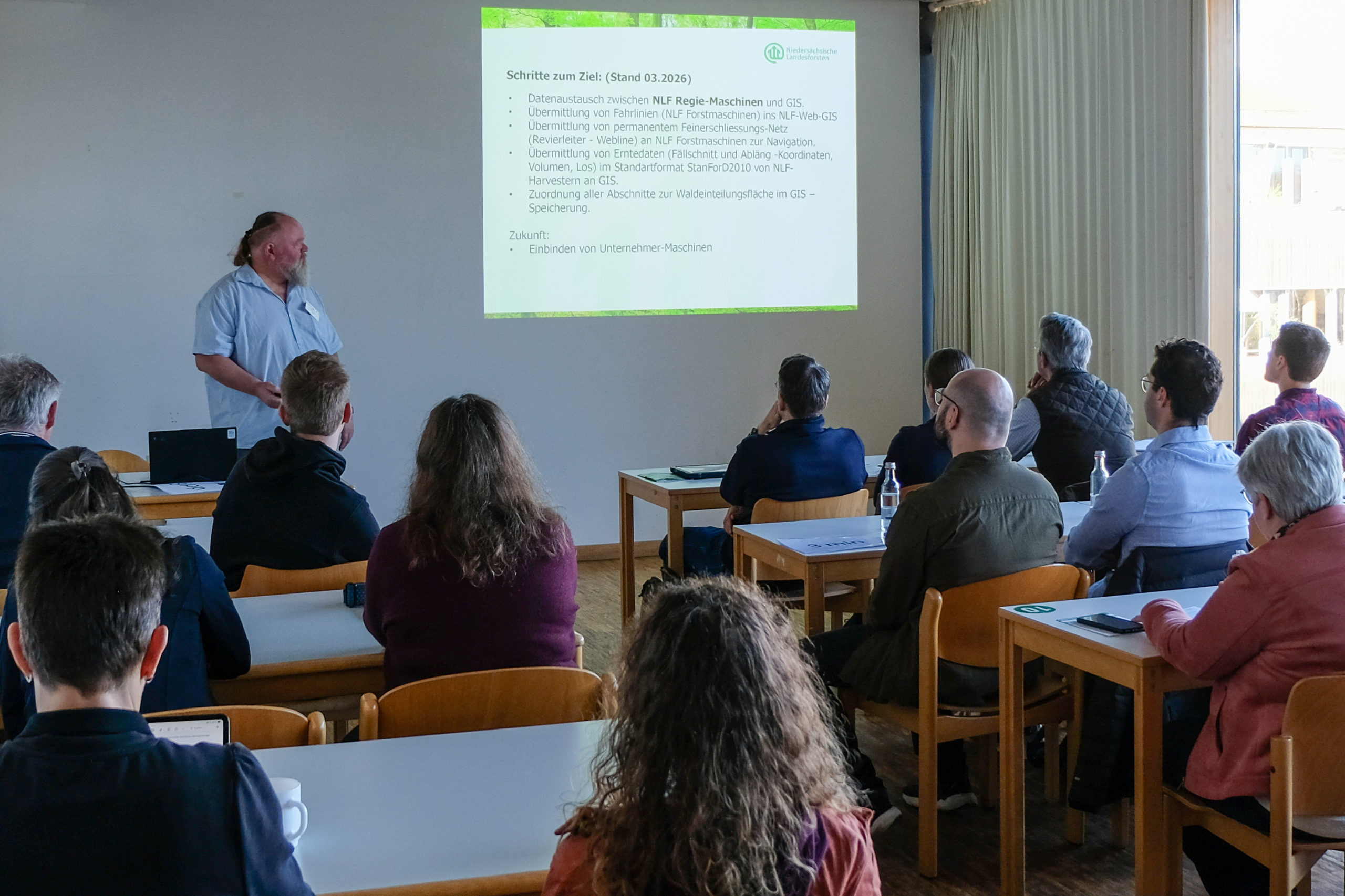 A presentation by Niedersächsische Landesforsten during the in-depth sessions of SmartForest 2026